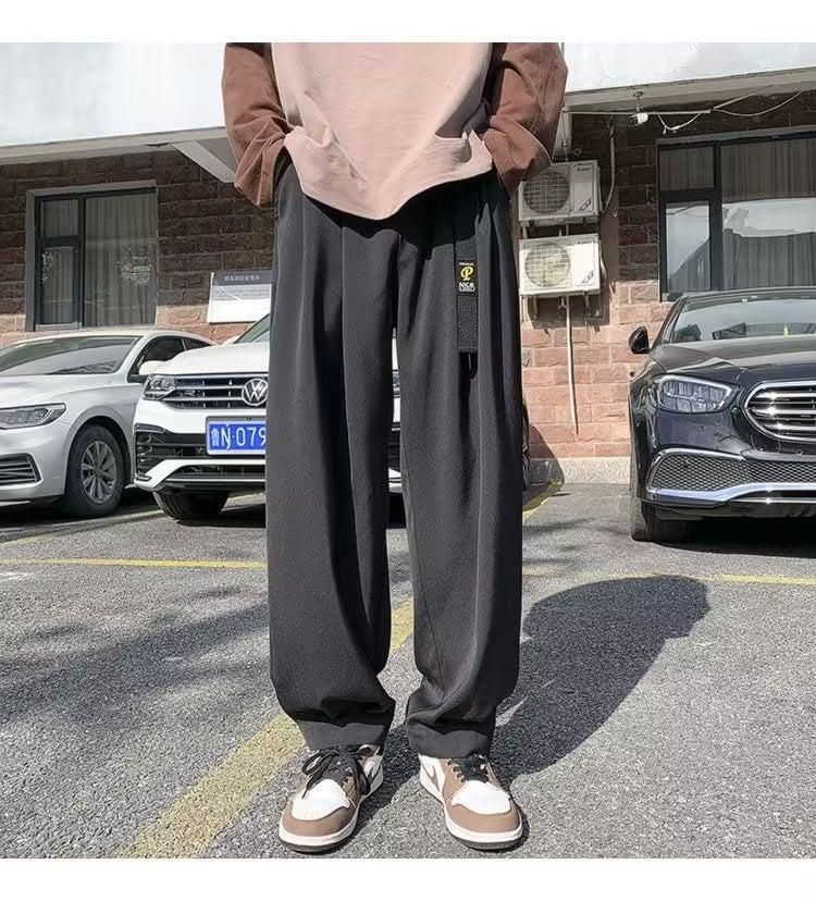 Men's Loose Straight Wide Leg Casual Track Pant